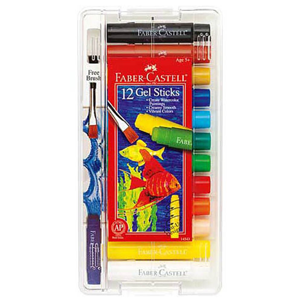 Faber Castell, Gel, Sticks, 12 Color, Set